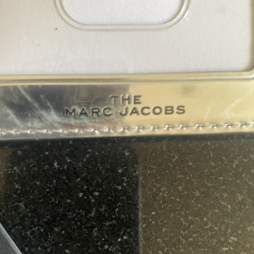 Marc Jacobs Top Zip Multi Wallet Cardholder & Key ring Silver New - Picture 6 of 12