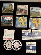 Vintage View-Master Travel Reels Lot - See Pic  s For Titles. Lot Of 10 Packets 