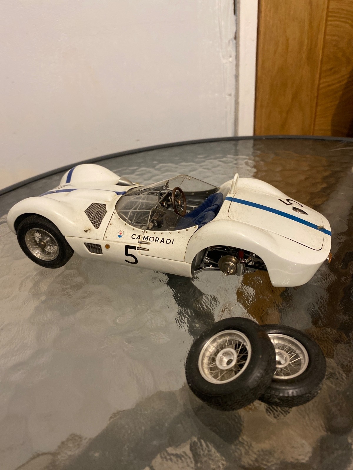 CMC Maserati Tipo 61 Birdcage 1960 white M-047