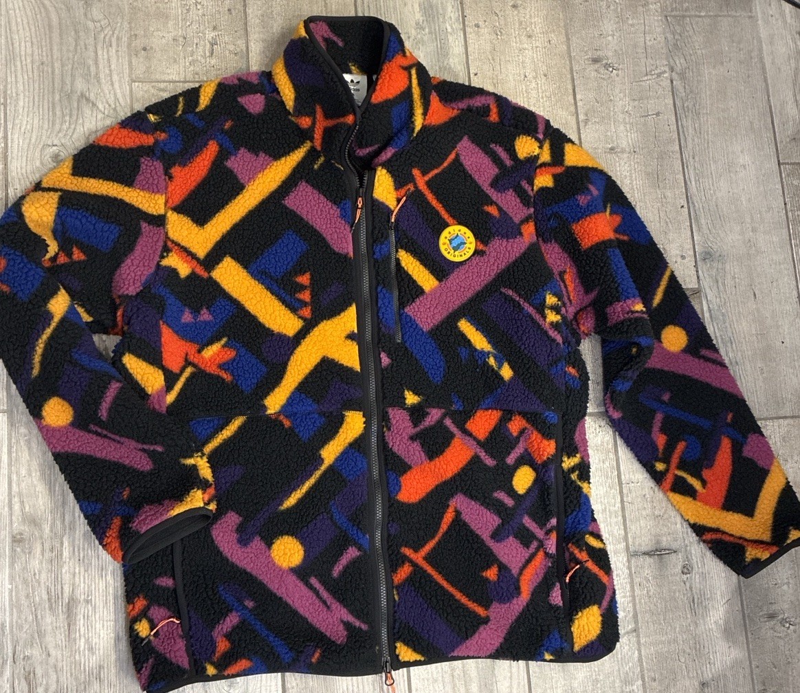 【123】様 Adidas Originals Wander Hour Fleece Jacket L Multicolor Gorpcore