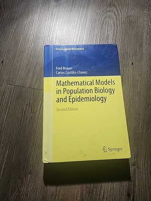 Texts in Applied Mathematics Ser.: Mathematical Models in Population Biology and