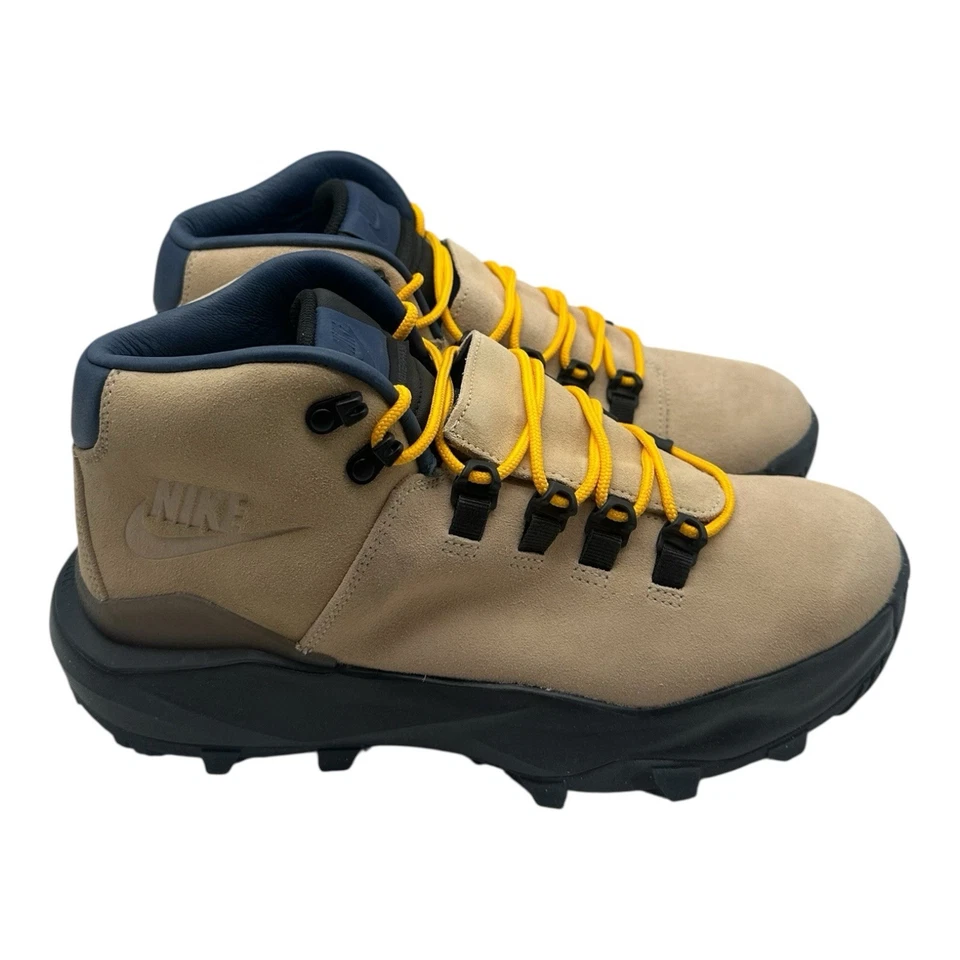 Botas Nike Cygnal para Hombres Talla 11 Desert Ore Tostadas Azul Marino Negras Con Cordones al Tobillo FV4332-201 Foto 2 de 4