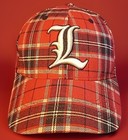 LOUISVILLE CARDINALS RED PLAID HAT MEN'S OSFM MADE BY TOP OF THE WORLD 🌎 — photo 2