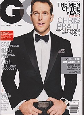 GQ Magazine (December, 2014) Chris Pratt Cover