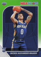 2019-20 Hoops #214 Nickeil Alexander-Walker Neon Green