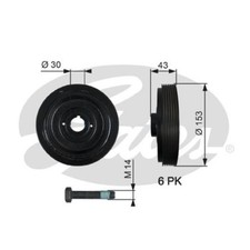 Poulies diverses Citroen BX