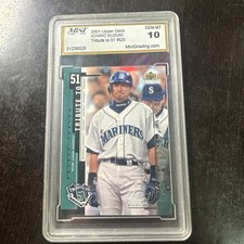 2001 Upper Deck Collectibles Ichiro Tribute - Ichiro Suzuki #I20 (RC) GEM MT 10