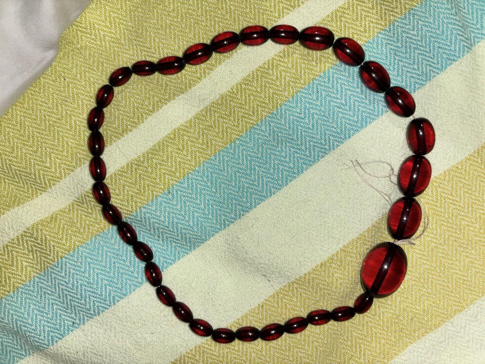 Vintage Translucent Cherry Amber Bakelite Graduat… - image 14