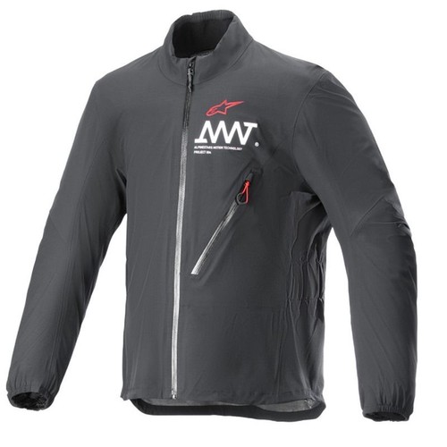 2024 Alpinestars Waterproof AMT Storm Gear Street Motorcycle Black Jacket - Picture 3 of 4