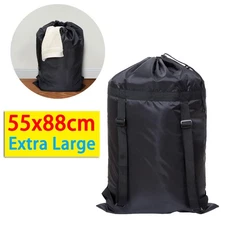 55x88 CM Extra Large Laundry Bag Backpack Heavy Duty Washing Clothes Drawstring