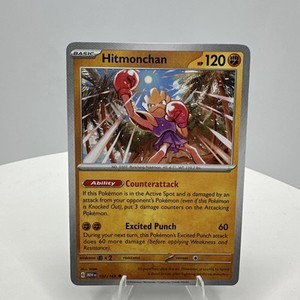 Pokemon Hitmonchan - 107/165 - Uncommon NM-Mint Scarlet & Violet - 151