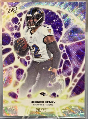 2025 Topps Resurgence Protonyx Derrick Henry /75 #TP-22 Purple Team Color Match!