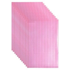 MECCANIXITY 10800 PCS Glass Mirrors Disco Ball Tiles Self-Adhesive Pink