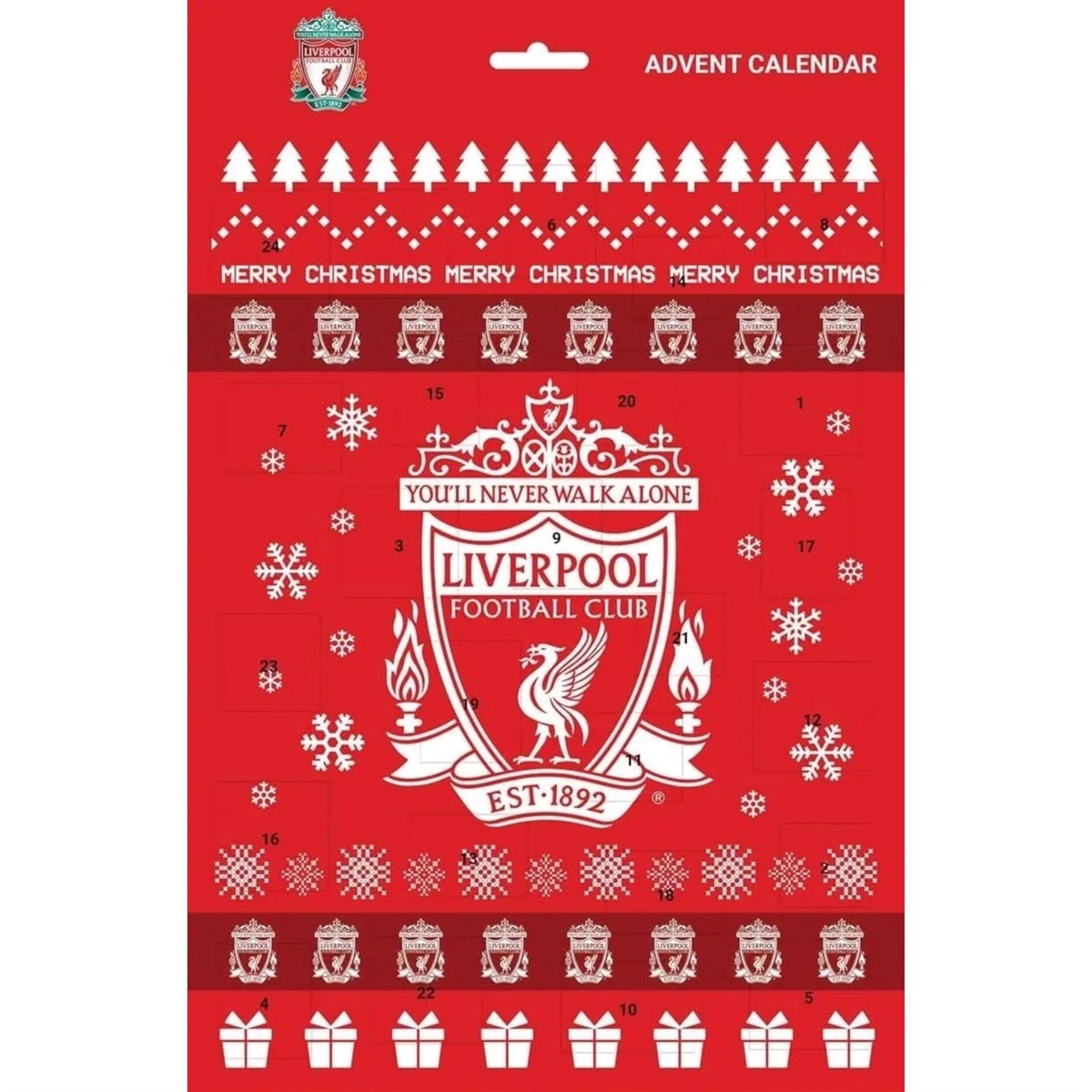 Liverpool FC Trivia Advent Calendar, Advent Calendars And Cards, Gift