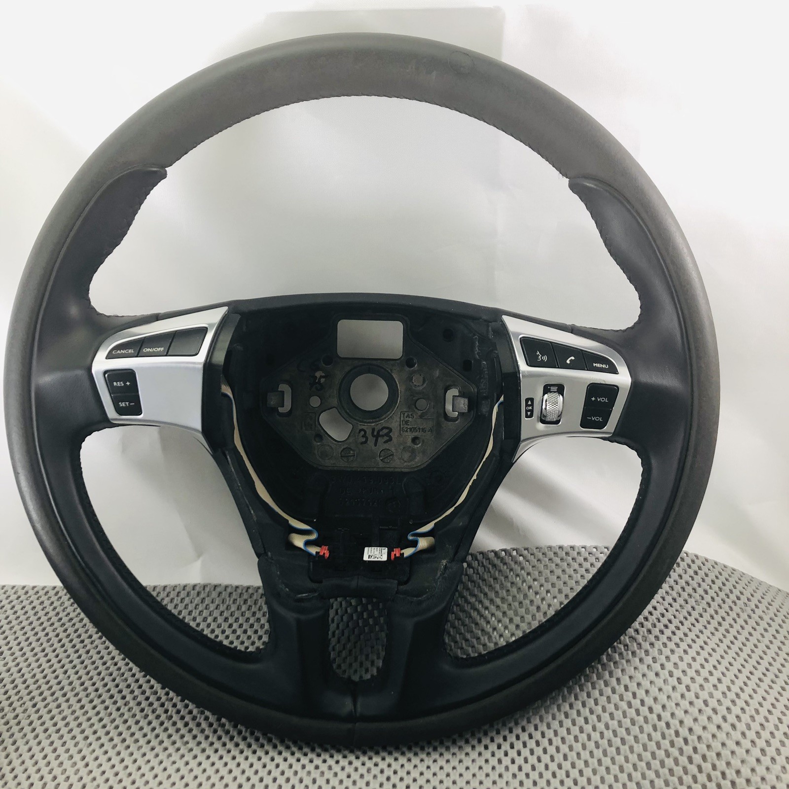 Bentley Continental 03-12 Black Leather Wrapped Steering Wheel Year: 09