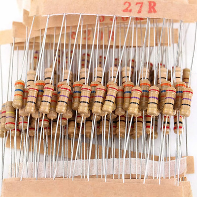1000PCS Carbon Film Resistors Assortment 1 Ohm - 1M Ohm 5% 1/2W Kit