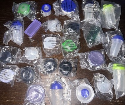 25 Vtg Tupperware Keychains Miniatures Collectibles New In Package