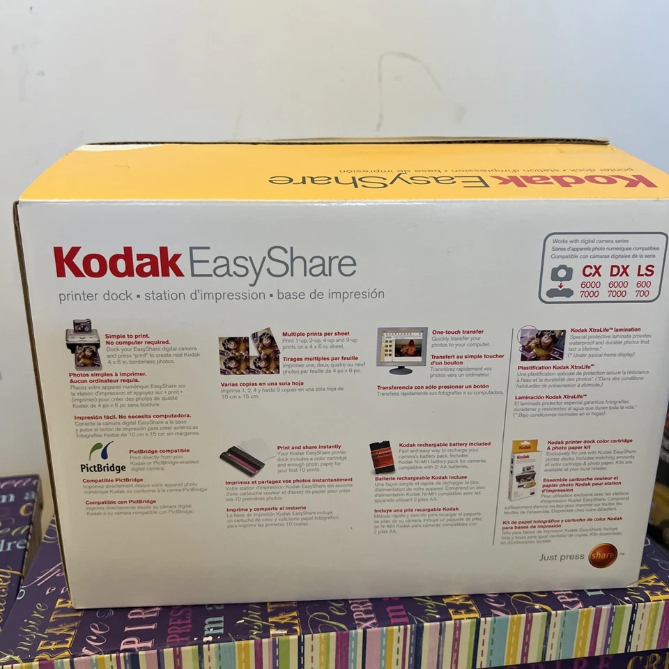 NEW Kodak EasyShare Printer Dock Plus for CX 6000 7000 DX 6000 7000 LS 600 700 - Image 3 of 4