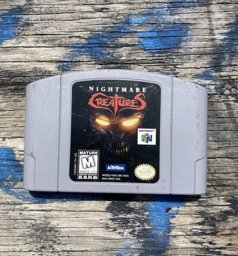 Nightmare Creatures (N64) Nintendo 64 Authentic Game Cart Cartridge USA NTSC