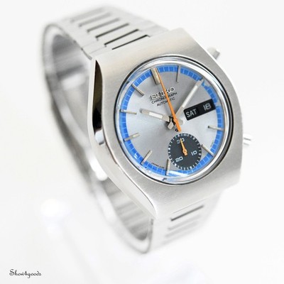 Seiko Chronograph Automatic Rally 6139-8020 Generalüberholt - ALLES ORIGINAL 1970
