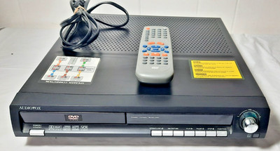 Audiovox  STS25-b CD DVD Player AM FM Built in Stereo Amp With Remote + Speakers