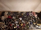 Vintage to Modern Costume Jewelry Large Lot 5 + lbs necklaces, pendants, earring
