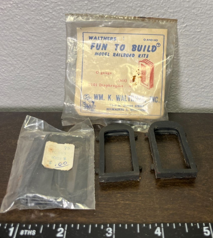 Walthers Vintage "Fun to Build" O Scale U101 LOT of Diaphragms New/Used