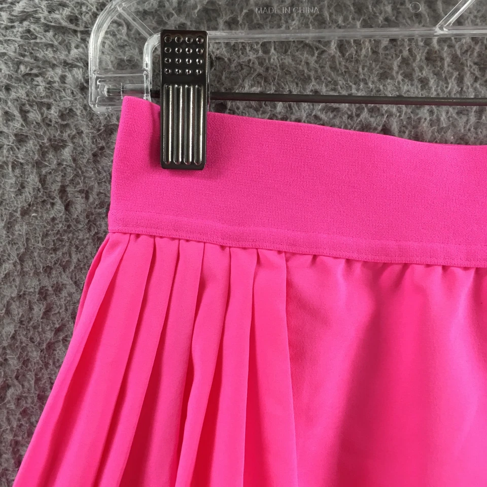 Pantalón Corto Tenis Kyodan Mujer P/S Rosa Mezcla Poliéster Plisado Frontal Elastizado Pull On Foto 3 de 4