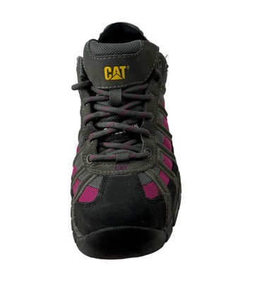 Cat Keen Women s Steel Toe Work Shoe Size 7 STK# P90299 PPE Very Nice Gray