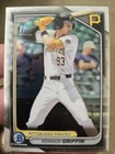 Konnor Griffin 2024 Bowman Draft Chrome 1st - Pittsburgh Pirates RC cp #BDC-22