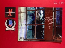 CJ C.J. Graham signed Friday the 13th 8x10 photo Jason Voorhees Beckett COA