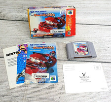 Polaris SnoCross (Nintendo 64, 1996) N64 Complete CIB + Reg Card SUPER RARE!