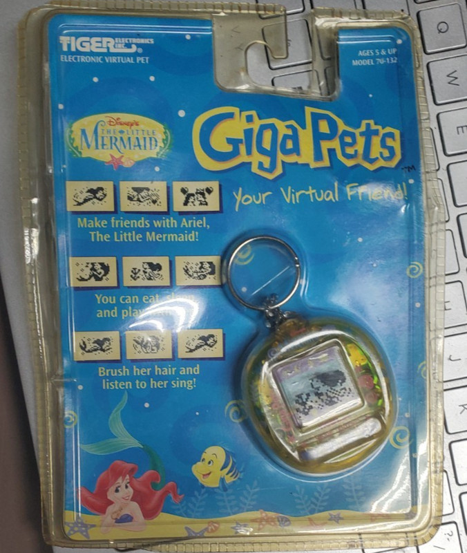 Disney The Little Mermaid Tiger Electronics Giga Pets 1997 New Old Stock Sealed