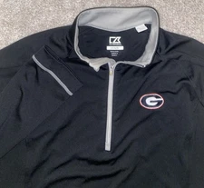 Cutter & Buck CB DryTec 1/4 Zip Windbreaker Georgia Bulldogs UGA NCAA Men’s M
