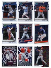 2020 Panini Donruss Optic Baseball Base 1-200 + 6 Insert Complete Set 300 Total