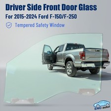 For 2015-2024 Ford F-150 F-250 Driver Lh Side Front Door Glass Tempered Window