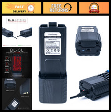 High Capacity 3800mAh Li-ion Battery Pack for UV-5R, BF-F8HP, UV-5X3 Radios