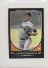 2013 Bowman Chrome Minis Black Refractor 9/25 Chris Stratton #23 3y0