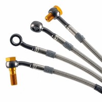 TRW Stahlflexleitung Leitungssatz F (FüR: Honda CX 500 TC Turbo PC03 82 Hinten )
