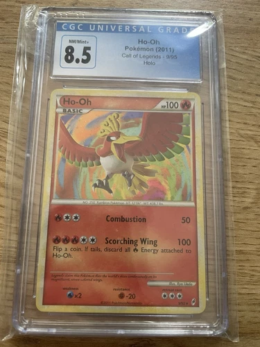 Ho-Oh Call Of Legends 9/95 CGC 8.5 Rare Mint Holo Pokémon 2011 Legendary Bird
