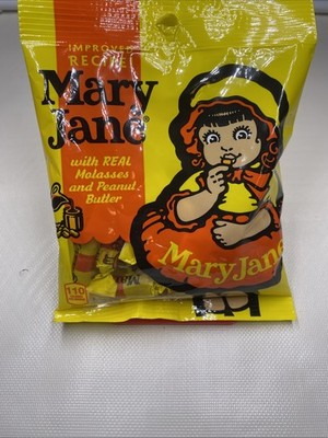 Mary Jane Candy (1) Bag Molasses & Peanut Butter Nostalgic Holiday Treat