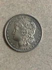 1885-o morgan silver dollar
