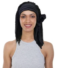 Lenora Easy Slip-On Long Braided 19 Inch Half Wig Layered