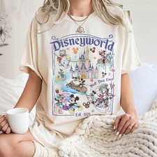 Vintage Walt Disney World Est 1971 Shirt Disney Family Vacation 2025 Tee