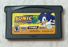 Sonic Advance 3 Nintendo Game Boy Advance Cartridge