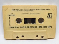 Cassette Tape ONLY Eagles Their Greatest Hits 1971-1975 TC-5105 AS IS