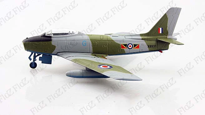 Royal Air Force F-86 Sabre MK4 G-X8931 1:100 diecast Aircraft plane Atlas Model - Image 3 of 4