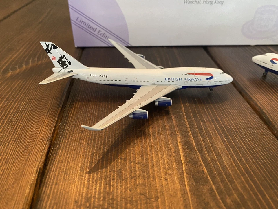 Herpa 1/500 British Airways Spirit of Hong Kong Livery Set Limited Edition 747 - Image 2 of 4