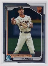 Maui Ahuna Chrome Prospect 2024 Bowman BCP-26 San Francisco Giants