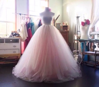 UK rosa/weiß/elfenbein mehrere Farben bauschiger Tüll Hochzeit Rock Abschlussball Größe 6-20